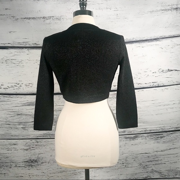 Women’s Spense black and silver dress cover-up sml - Picture 4 of 6